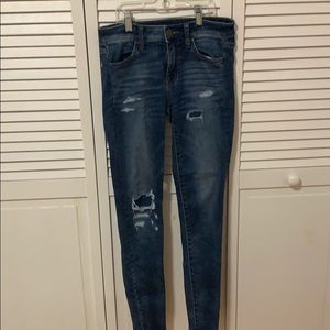 American Eagle super stretch dark wash jeans